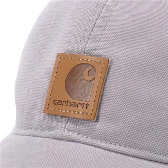 Unisex Carhartt‎ Men's Womens White Canvas Cotton Baseball Cap Hat - Picture 5 of 5